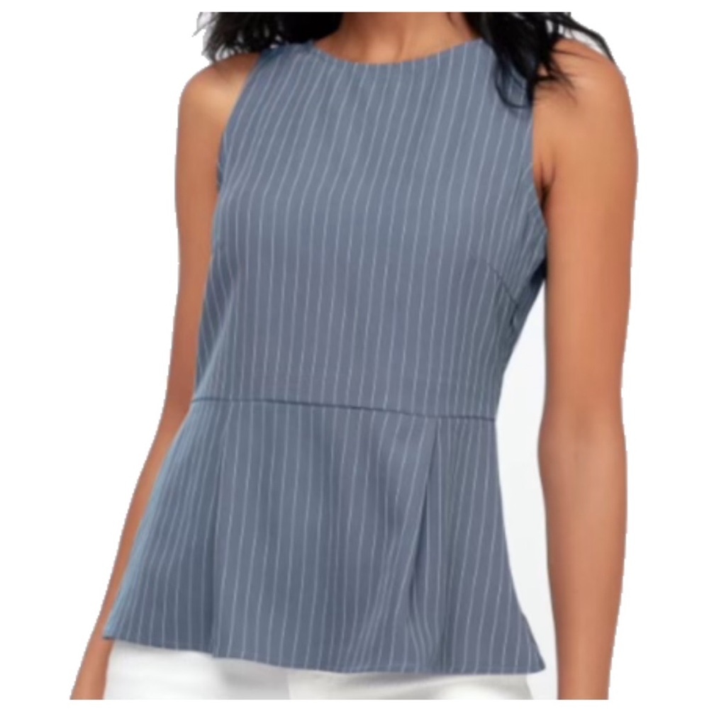 Lulu’s Backless Peplum Top